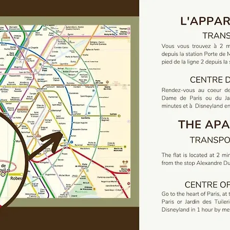 Apartment 21.appart 4pers#1 Bedroom #pere Lachaise #nation Paris