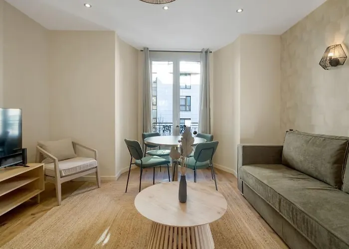 Apartment 21.appart 4pers#1 Bedroom #pere Lachaise #nation